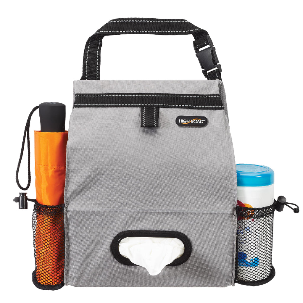 2-Gallon Car Organizer with Trash Bin & Tissue Holder