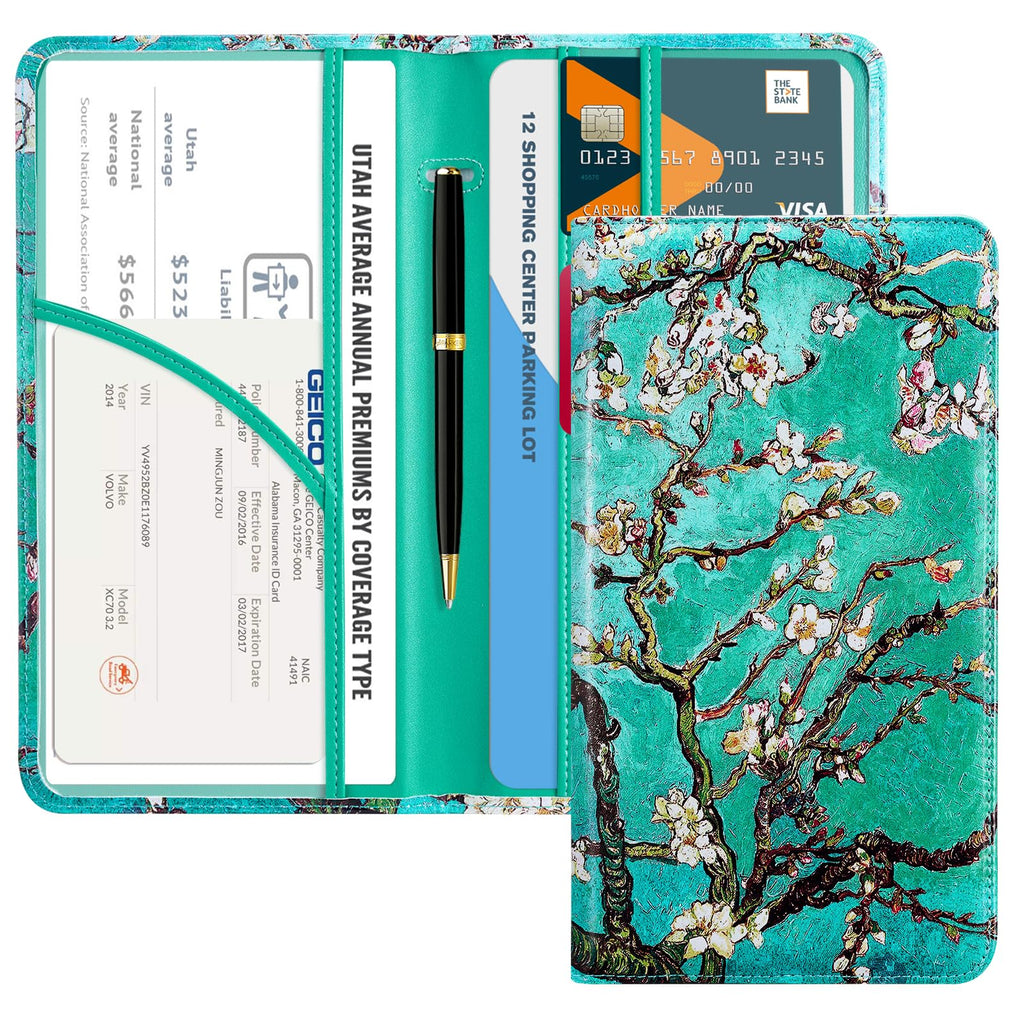 Car Registration & Insurance Holder for Glove Box Storage